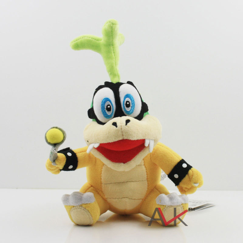 超级supermario玛丽奥游戏马里奥系列库巴小子伊吉毛绒公仔摆件