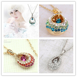 韩版天使眼泪迷人炫彩吊坠 义乌合金热卖饰品 经典款