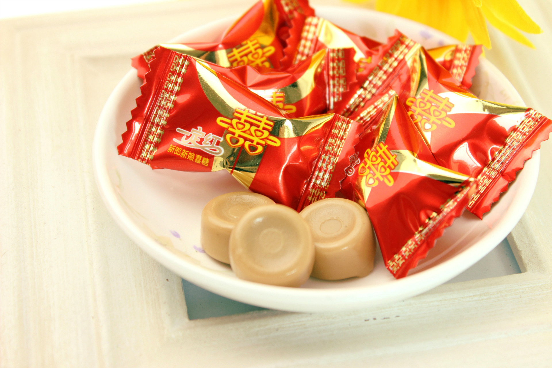 新郎新娘婚庆糖果批发 一定红喜庆硬糖 散装称重