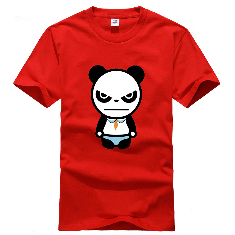 厂家直销 hi panda 暴力熊猫 男款短袖 纯棉春夏季短袖 动漫01d4