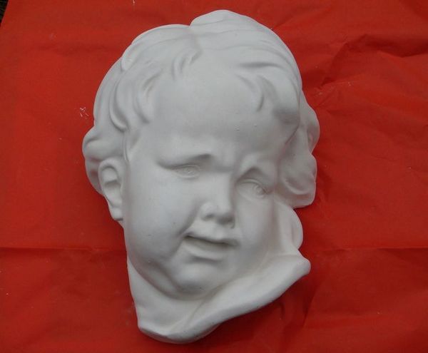 供应哭孩子半面石膏头像|石膏像|美术石膏像|美术教具|美术头像