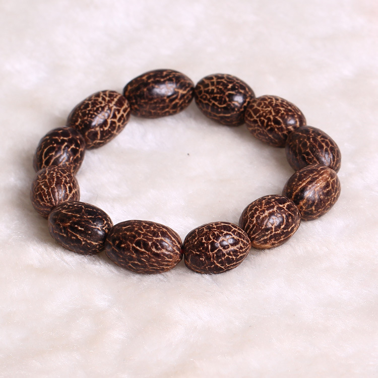 厂家批发 天然大理原籽 蜜瓜菩提子手串佛珠 男女款手串手链批发