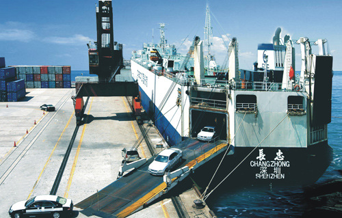 安排船舶 (滚装船,杂货船,散货船,原木专用运输船和重