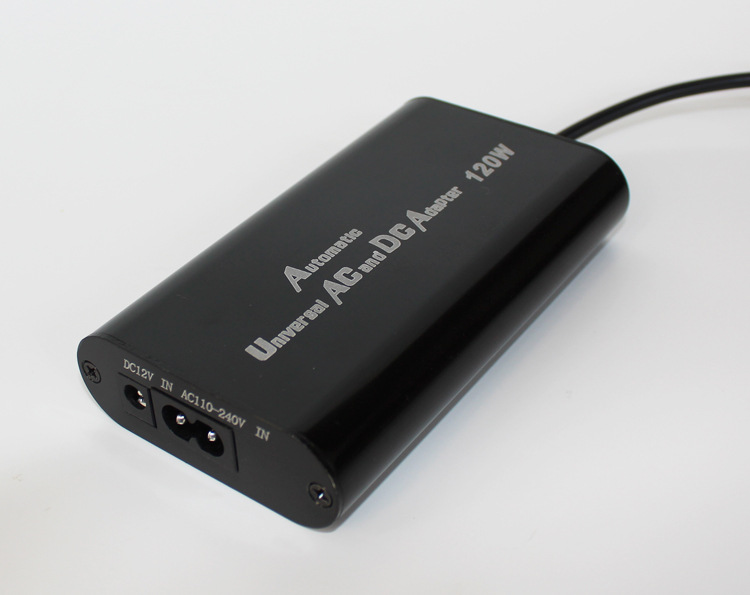 120w 两用自动识别电源适配器 车载电源适配器