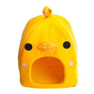 卡通可爱大黄鸭狗窝 猫狗窝 宠物窝 猫窝狗窝