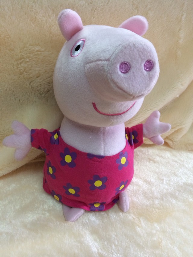 peppa pig 粉红猪小妹毛绒玩具 佩佩乔治猪公仔 动漫卡通人偶