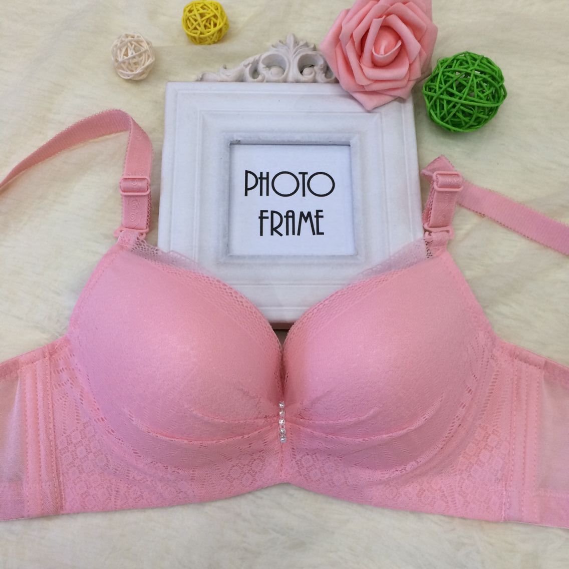 清仓无磁无铁文胸过安检门微厚薄杯文胸四排扣淘宝爆款厂家直销