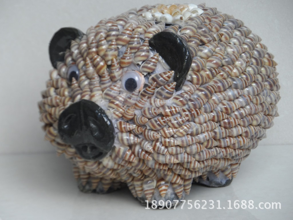 2014创意个性地摊热卖 树脂工艺品 海螺贝壳摆设 装饰十二生肖狗