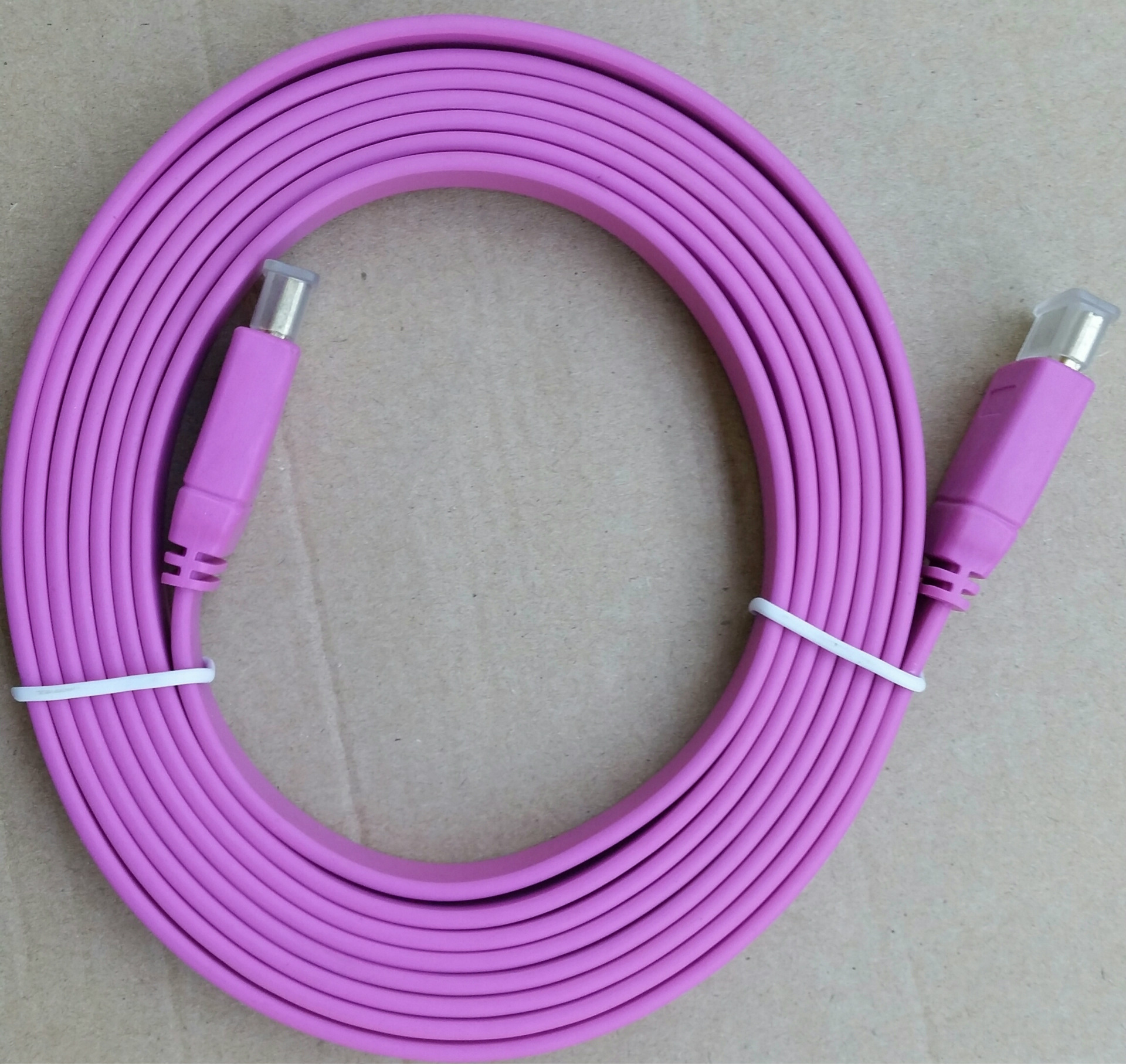 1.5米hdmi高清视频连接线扁平 电视数码网络机顶盒线材1.5m