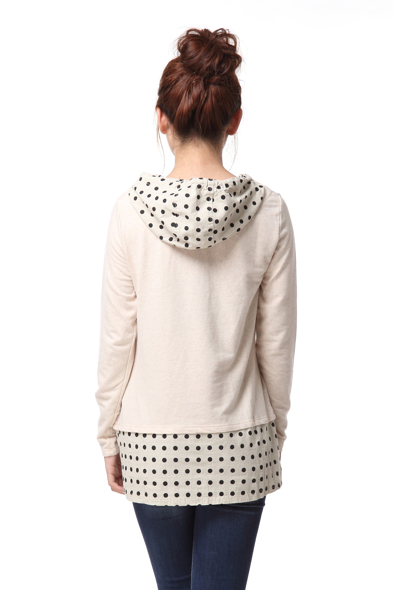 生活表情风格2015春季新款古树叶韩版大码女装休闲连帽卫衣女批发