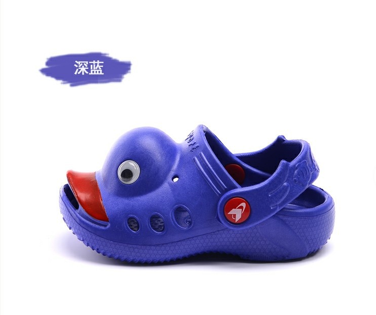 宝力信280#2014新款卡通大黄鸭夏季男女宝宝沙滩童鞋