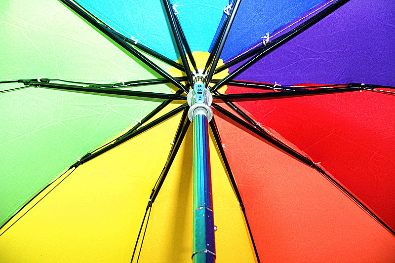 厂方直销 批发零售 三折10骨创意彩虹伞