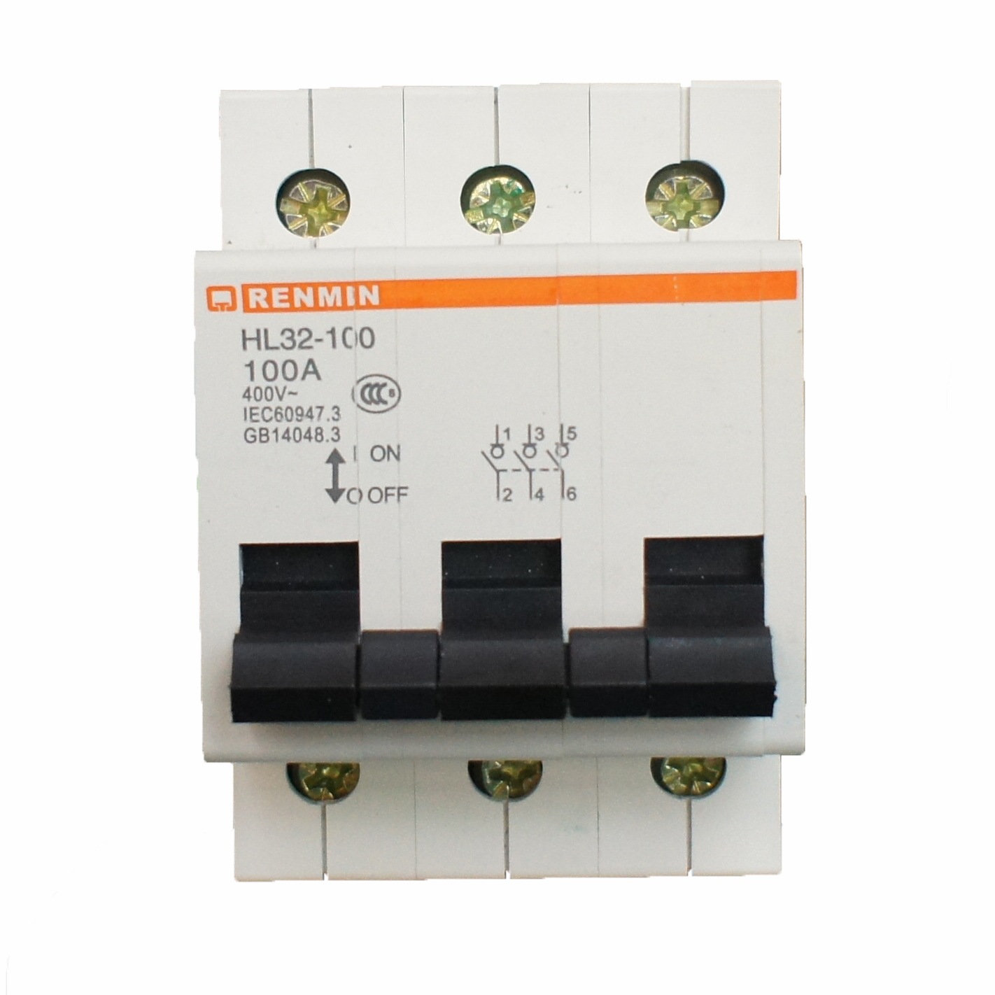 【江苏人民】【厂家直销】空气开关 小型低压隔离开关hl32-100/3p