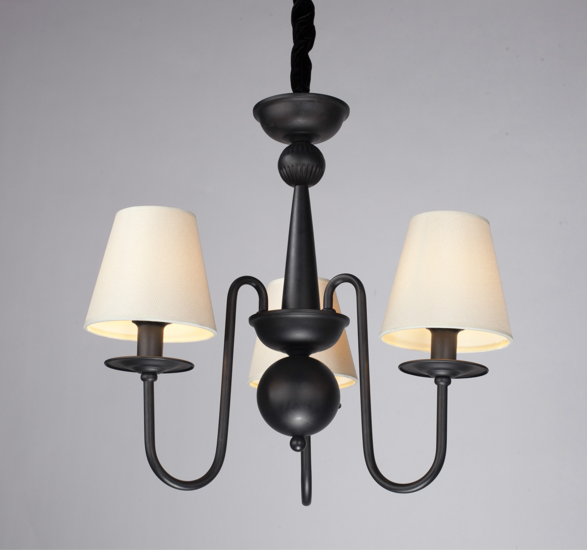 铁艺吊灯 美式布艺客厅卧室吊灯led吊灯后现代铁艺吊灯灯饰批发