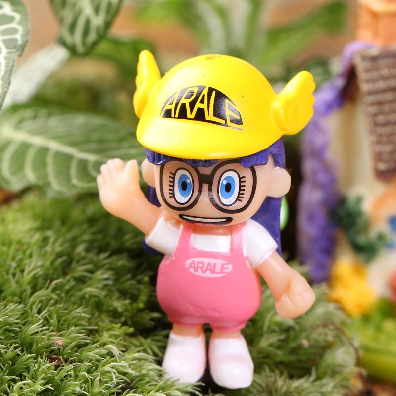 微世界 4款iq博士阿拉蕾小云小摆件 苔藓微景观多肉植物配件图片_32