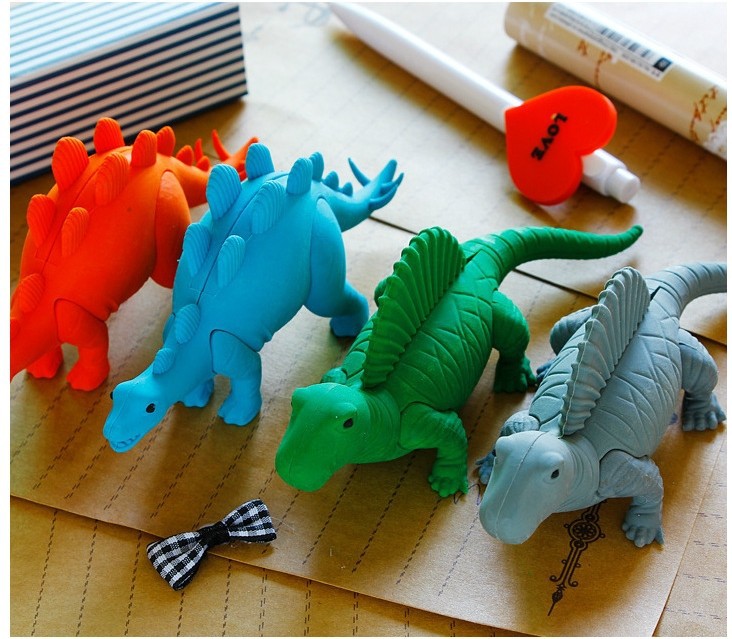 bks 创意橡皮擦 超大可拆卸恐龙橡皮擦 学生小奖品