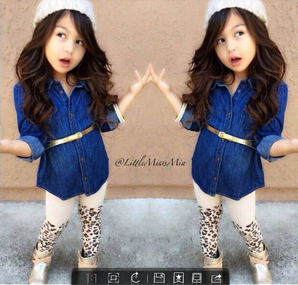 denim shirt for baby girl