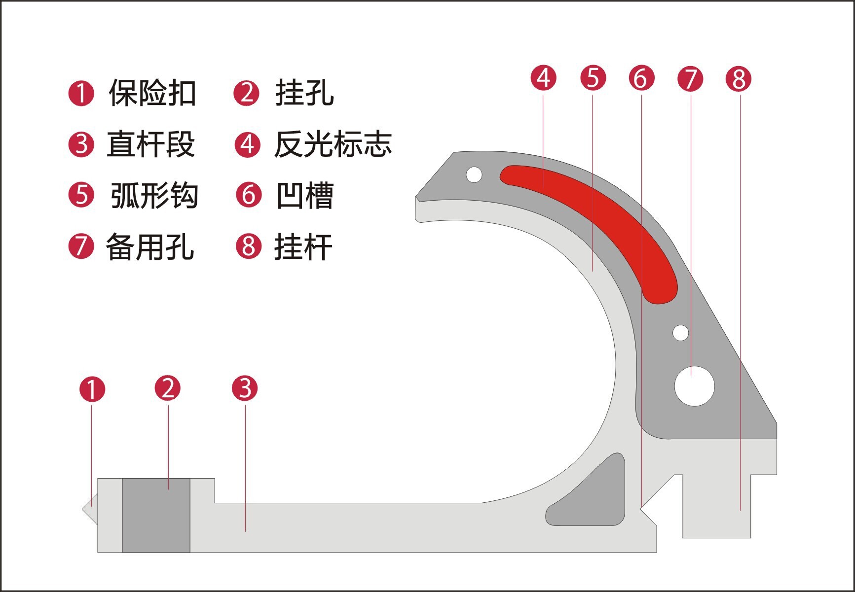 xz86/10-28 礦用電纜掛鉤 【2.904/個】