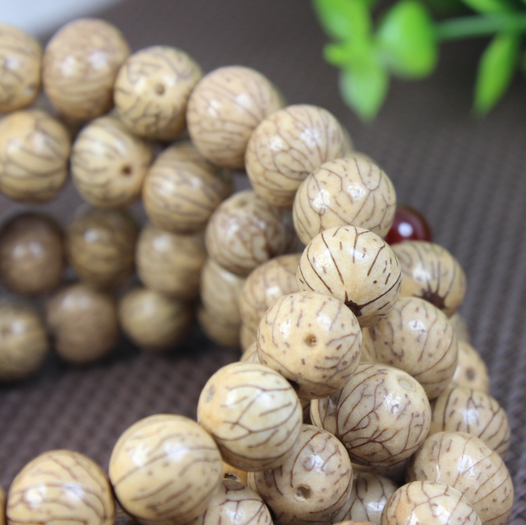 金线菩提子 优质金线菩提子佛珠 108颗原子金线菩提子批发