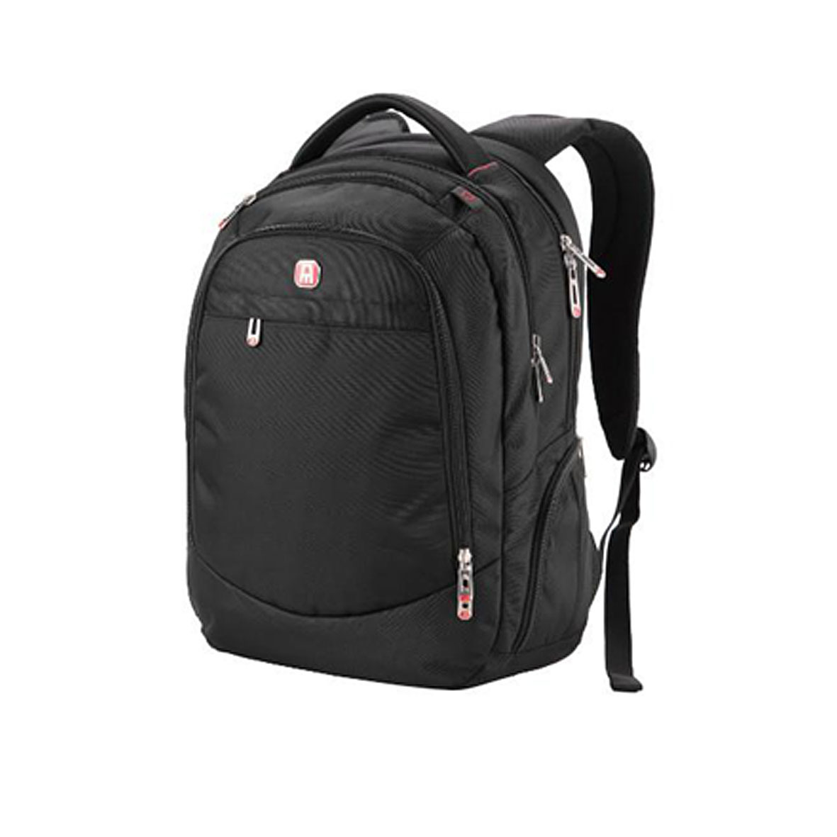 一级代理 美旅黑色电脑双肩包 614*09004多功能隔层电脑包