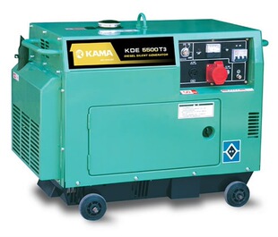 厂家直销 凯马柴油发电机 三相静音4.2kw电启动 绿色环保