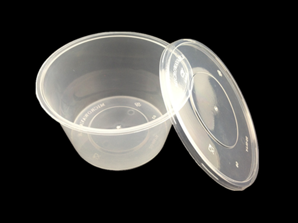 1500ml塑料透明汤碗 pp环保碗 微波碗 外卖打包碗 一次性饭盒批发