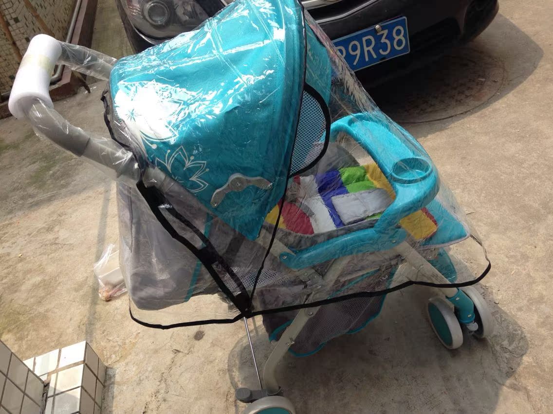 特价处理实拍婴儿车雨罩安全通用防风雨雾霾雪