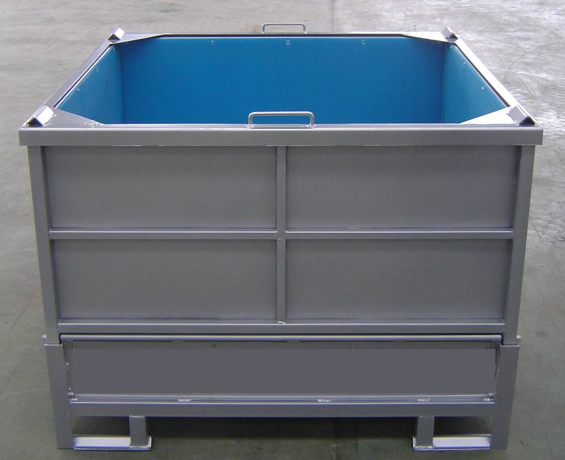 厂家直销 快捷周转箱铁箱金属周转箱 可推式周转铁箱图片_28