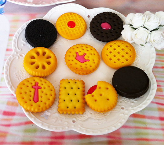 仿真奥利奥饼干巧克力食物模型装饰道具幼儿园教具儿童过家家玩具