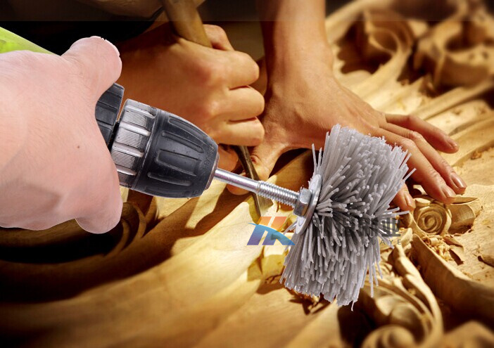 磨料丝打磨花头 红木竹木制品抛光打磨磨料丝花头 去毛刺花头