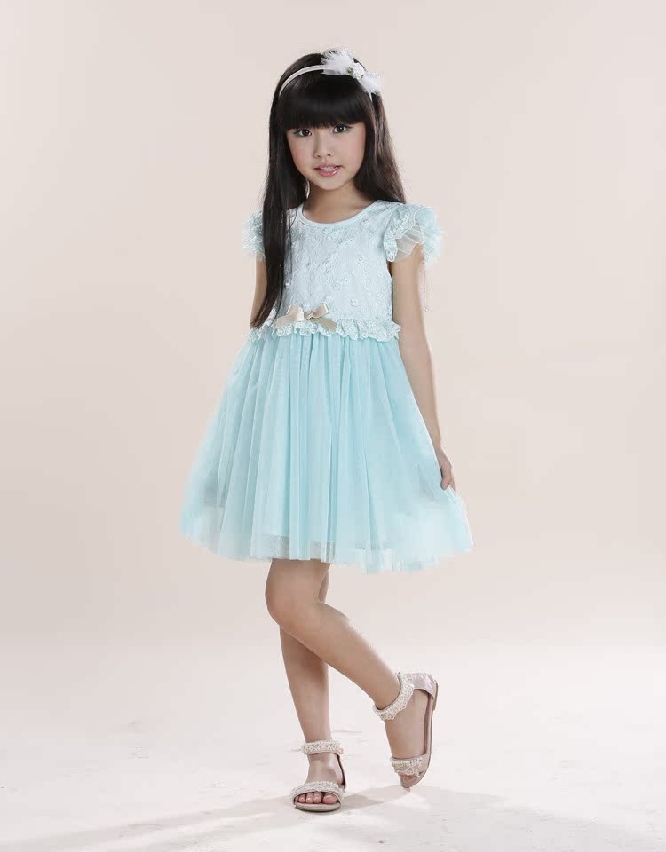 蕾丝公主裙女童童裙1373童装中小童(2-7岁)夏季一件df图片_14