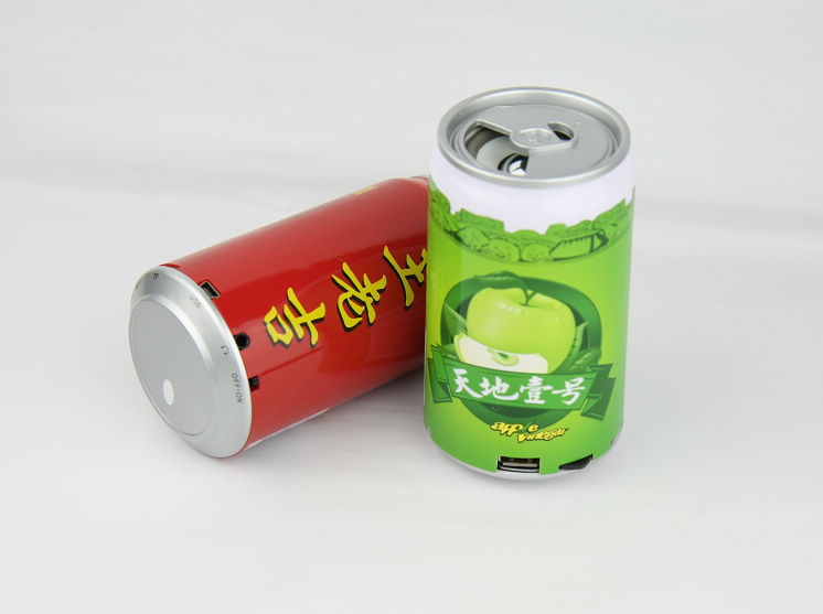 可乐瓶创意小音箱 汽水饮料罐插卡音箱 迷你易拉罐可乐插卡音响