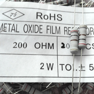 2w 200欧 氧化膜电阻 各种元件配套欢迎选购