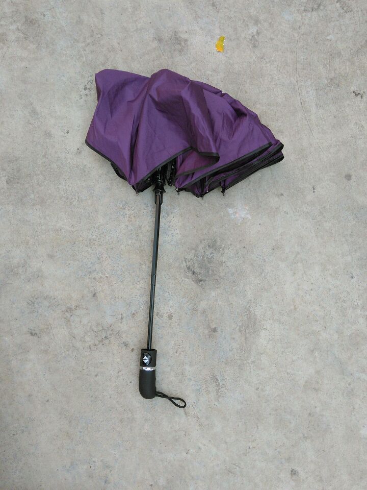 伞自动收缩广告伞高档次自动伞   品名: 德国钛钢伞骨三折自动收缩伞