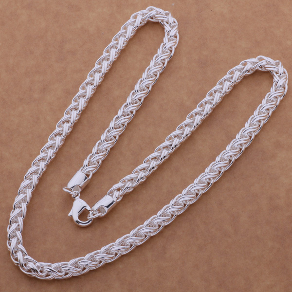 韩版时尚龙虾扣项链 925纯银 镀银项链 贤美外贸饰品批发