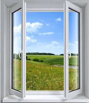 铝合金内开窗