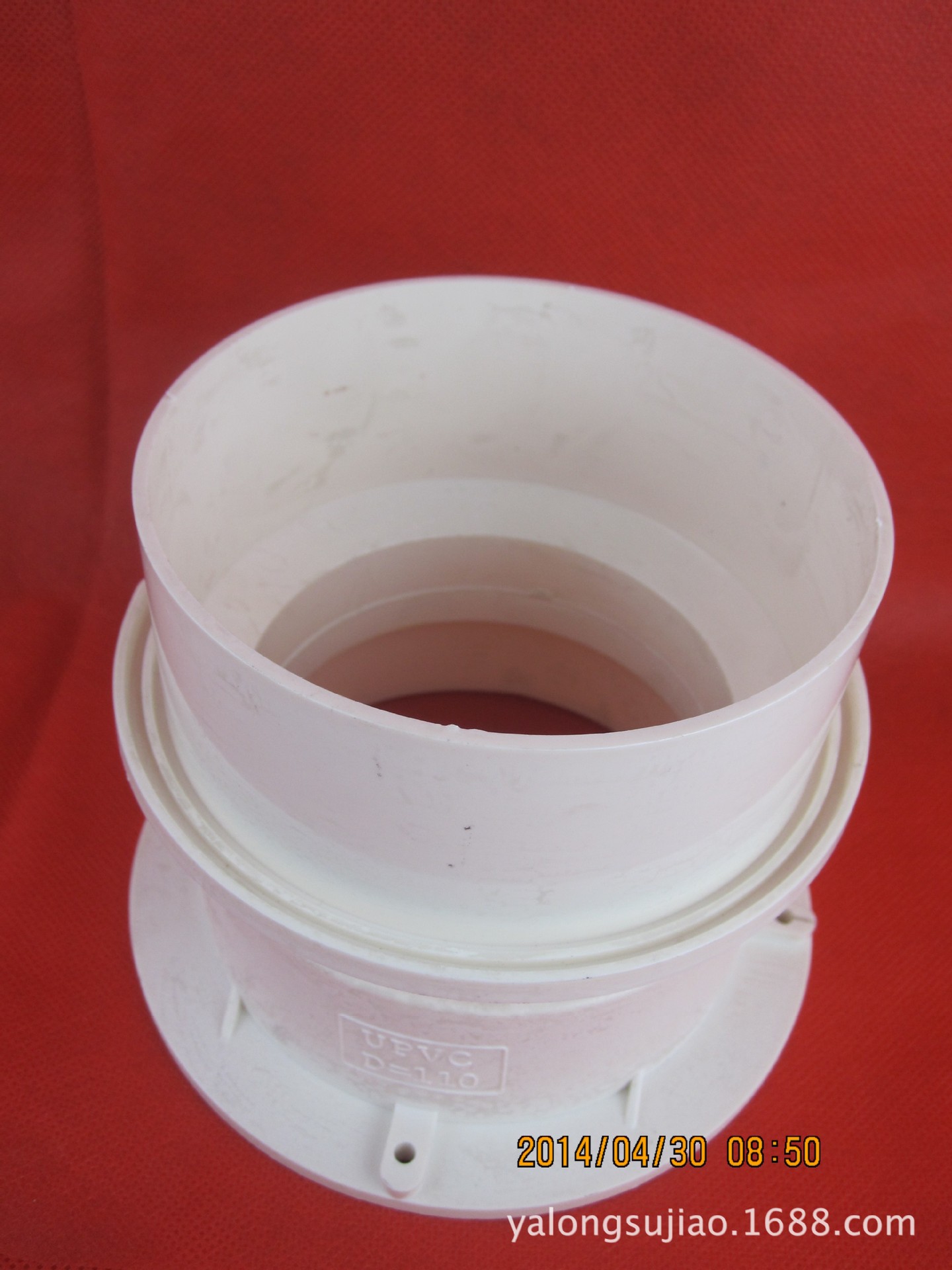 优质pvcdn110 楼层防水预埋套管 预埋套筒管件 施工极其方便