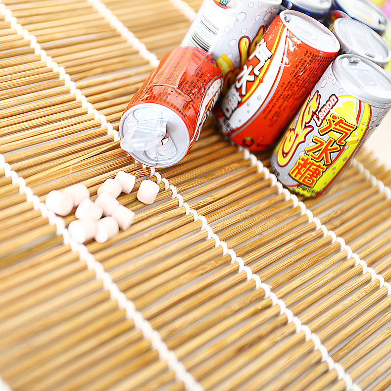 80经典怀旧零食汽水糖气泡糖 可乐雪碧糖儿时回忆一瓶10g一桶50瓶