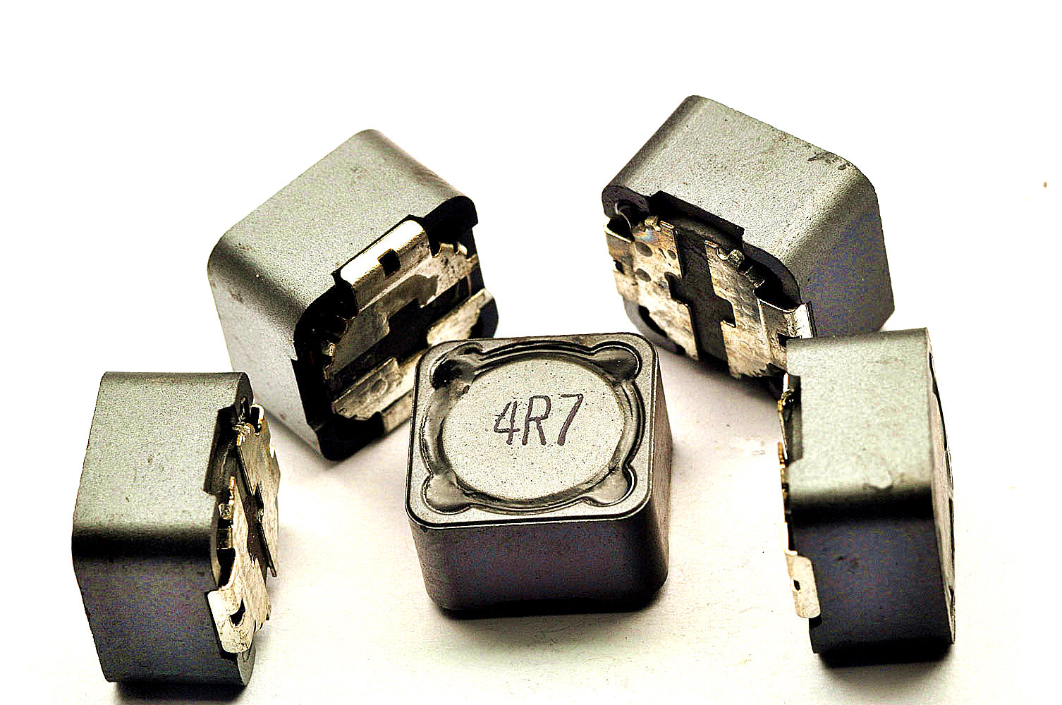 桥田|屏蔽电感12*12*7 4.7uh 标字4r7 贴片功率电感 (10只)