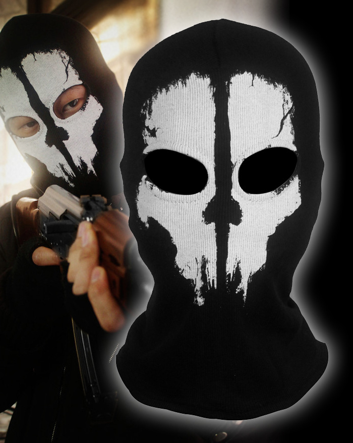 使命召唤10 幽灵 call of duty 10 ghosts 头套 头罩 不带刀疤