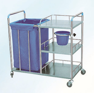 sk128护理污物车 医院晨间护理车 污物推车 医用推车