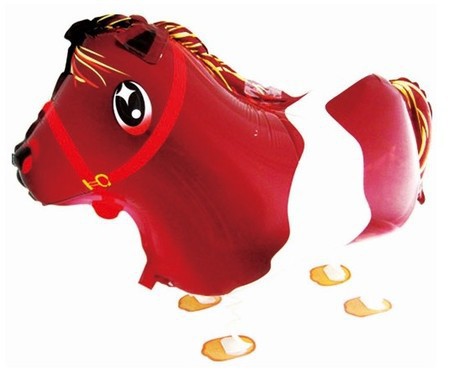 氢气球批发铝膜气球卡通造型气球太空球儿童玩具走路马