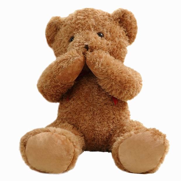 林心如最爱害羞熊三不熊毛绒玩具婚庆公司活动圣诞节