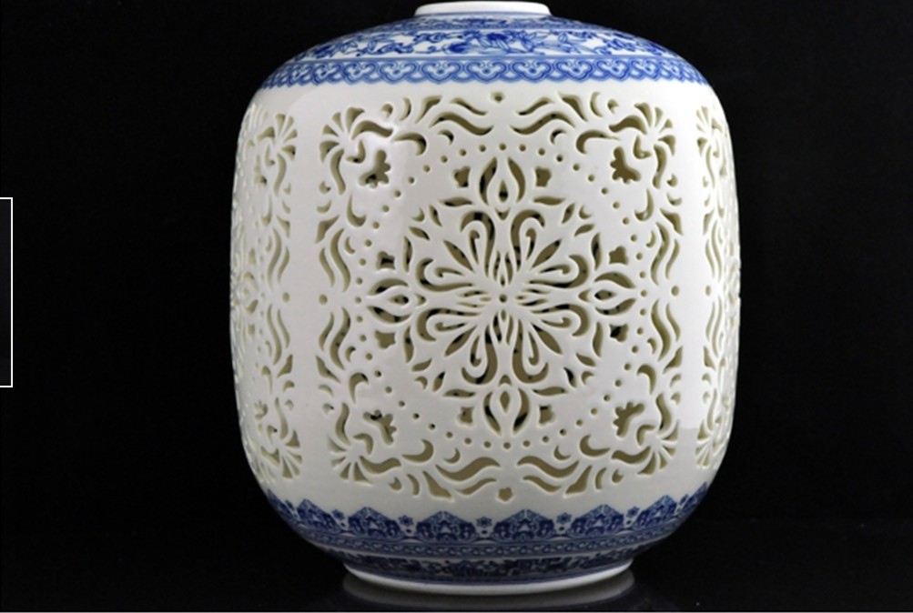 金泥坊供应陶瓷台灯灯罩 吊灯灯罩 陶瓷灯饰配件001