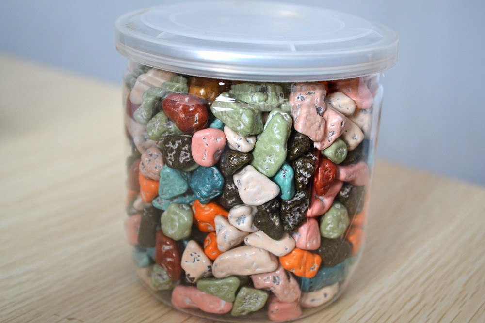 易拉罐装 石头巧克力 300g