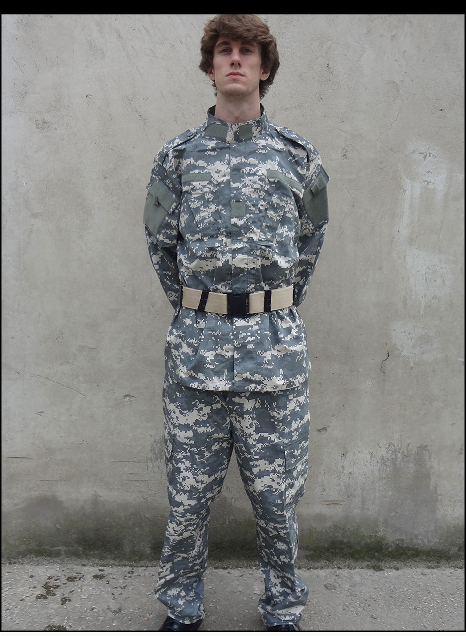 厂价直销外贸外军迷彩服户外运动服装acu通用军用迷彩服特战服