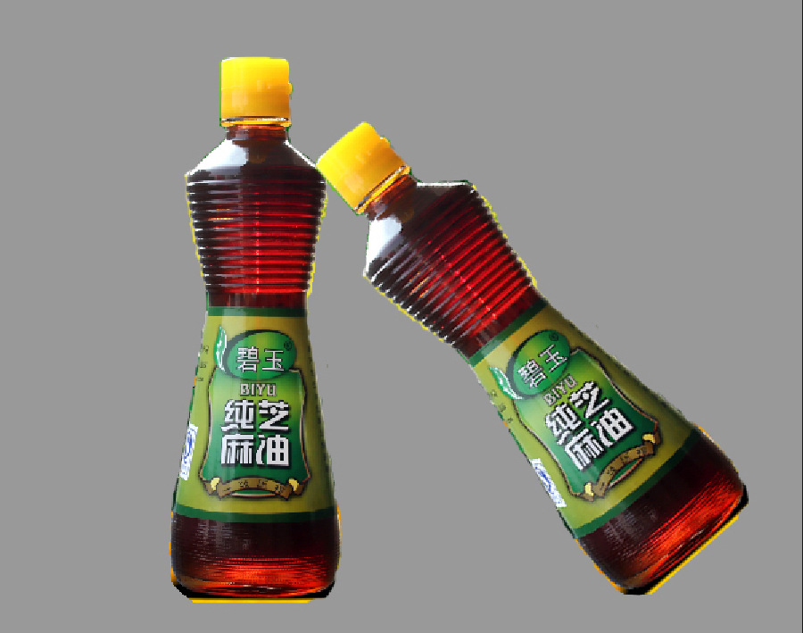 【正品】碧玉純芝麻油純正芝麻油頭道壓榨更營養220ml