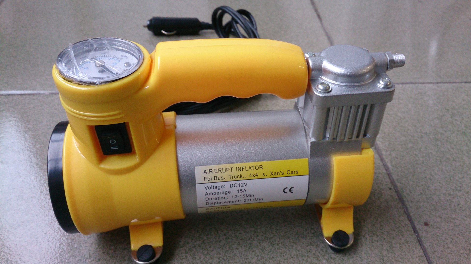 大功率 单缸 全铜 金属充气泵 祥瑞 p3105