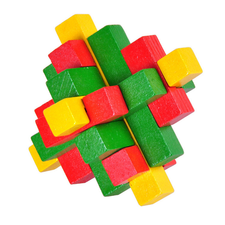 木制益智玩具 成人益智 孔明锁鲁班锁系列 十五通