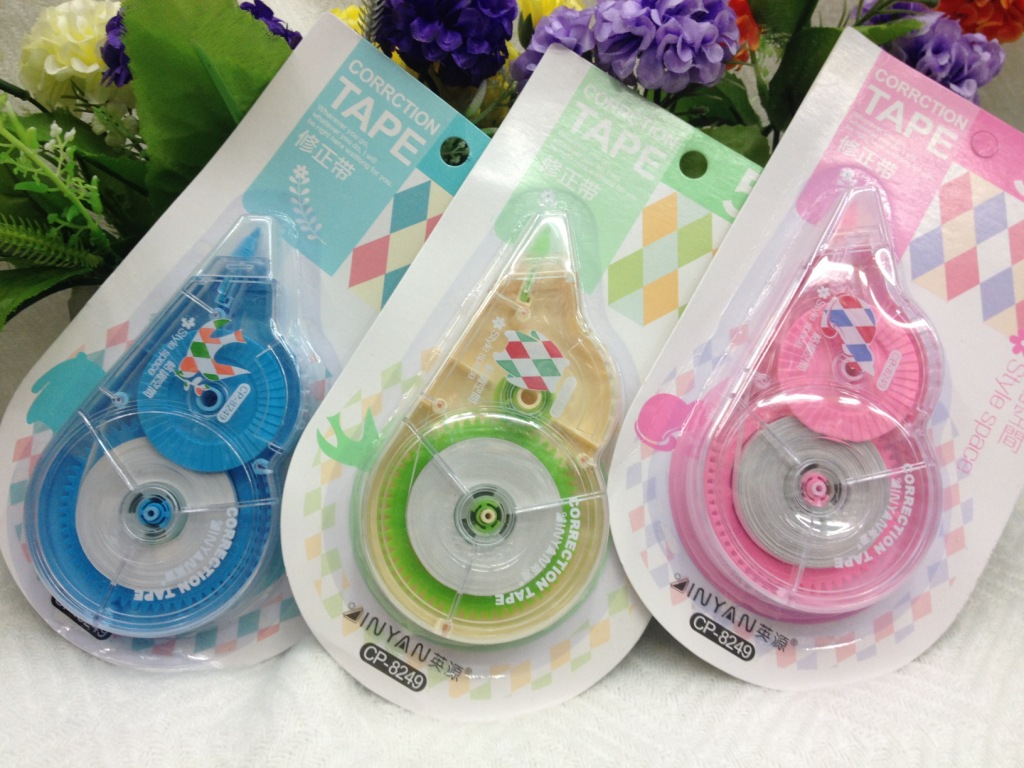 办公首选韩版修正带 大米数格调空间涂改带批发 便捷耐用50米